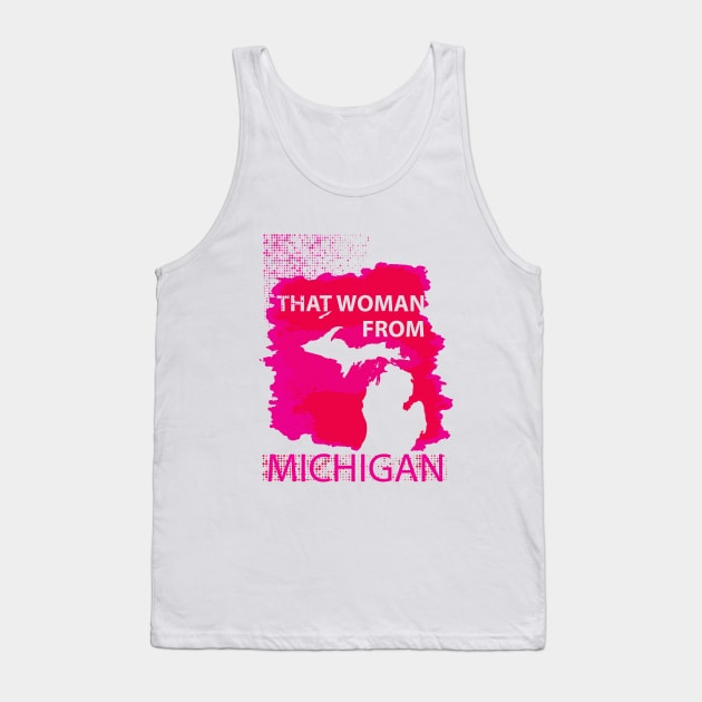 That Woman From Michigan Tank Top by Sofiia Golovina